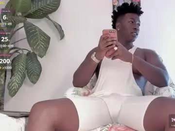 michaell_james — GOAL: boxer 0ff [195 tokens remaining] enjoy something authentic with chatur black  / FAV LEVELS 22-33-44 / PVT ON #bbc #bigass #ebony #smile #muscle