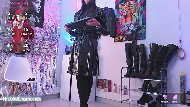 NicolleDiamonds_cg — Modeling high heels in close-up 